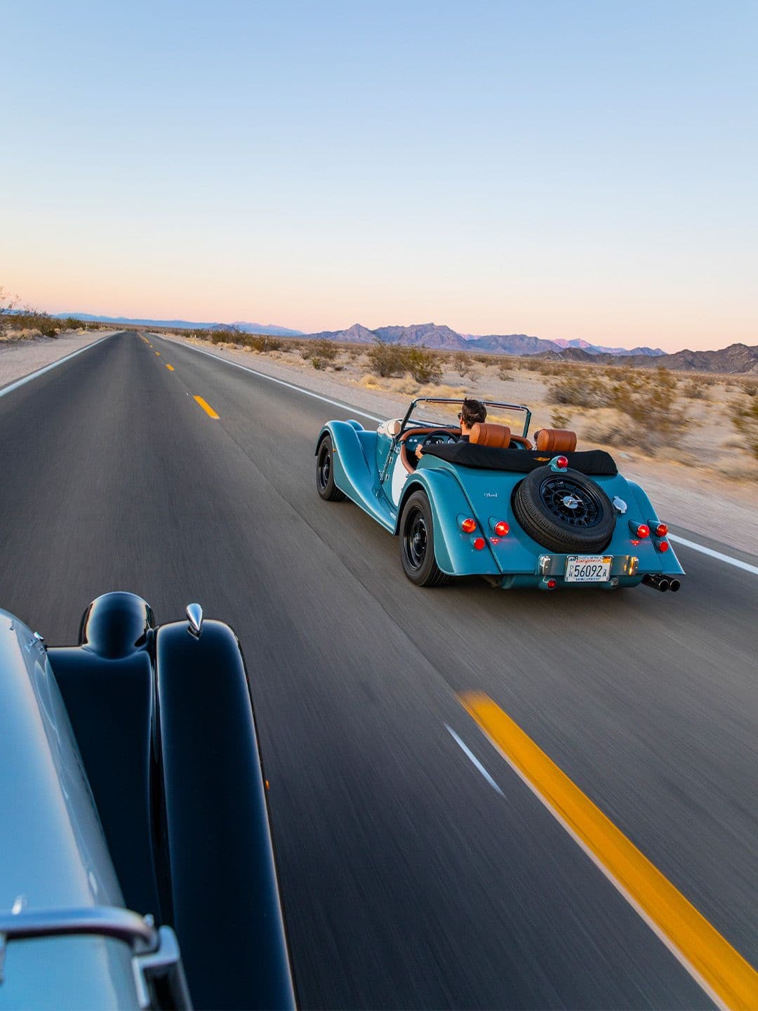 Open-road driving image used to represent liberation
