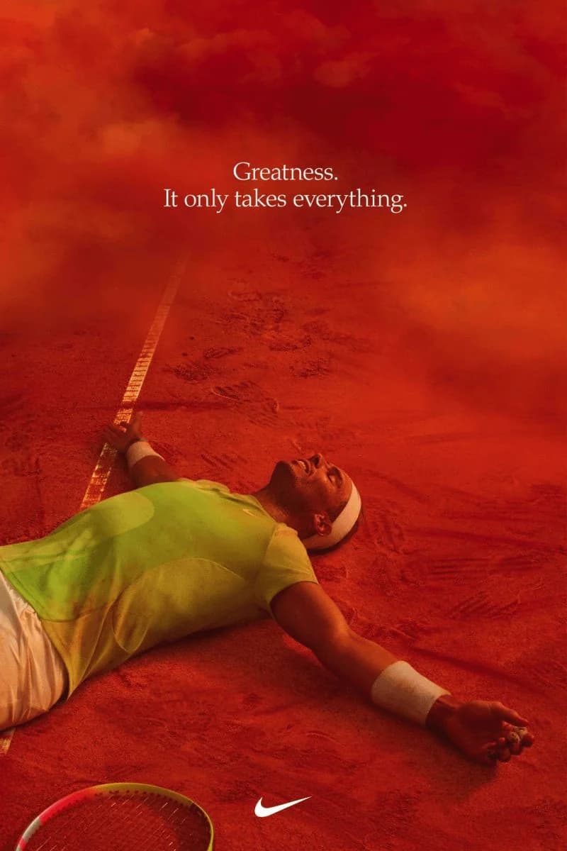 Nike campaign imagery used to represent status