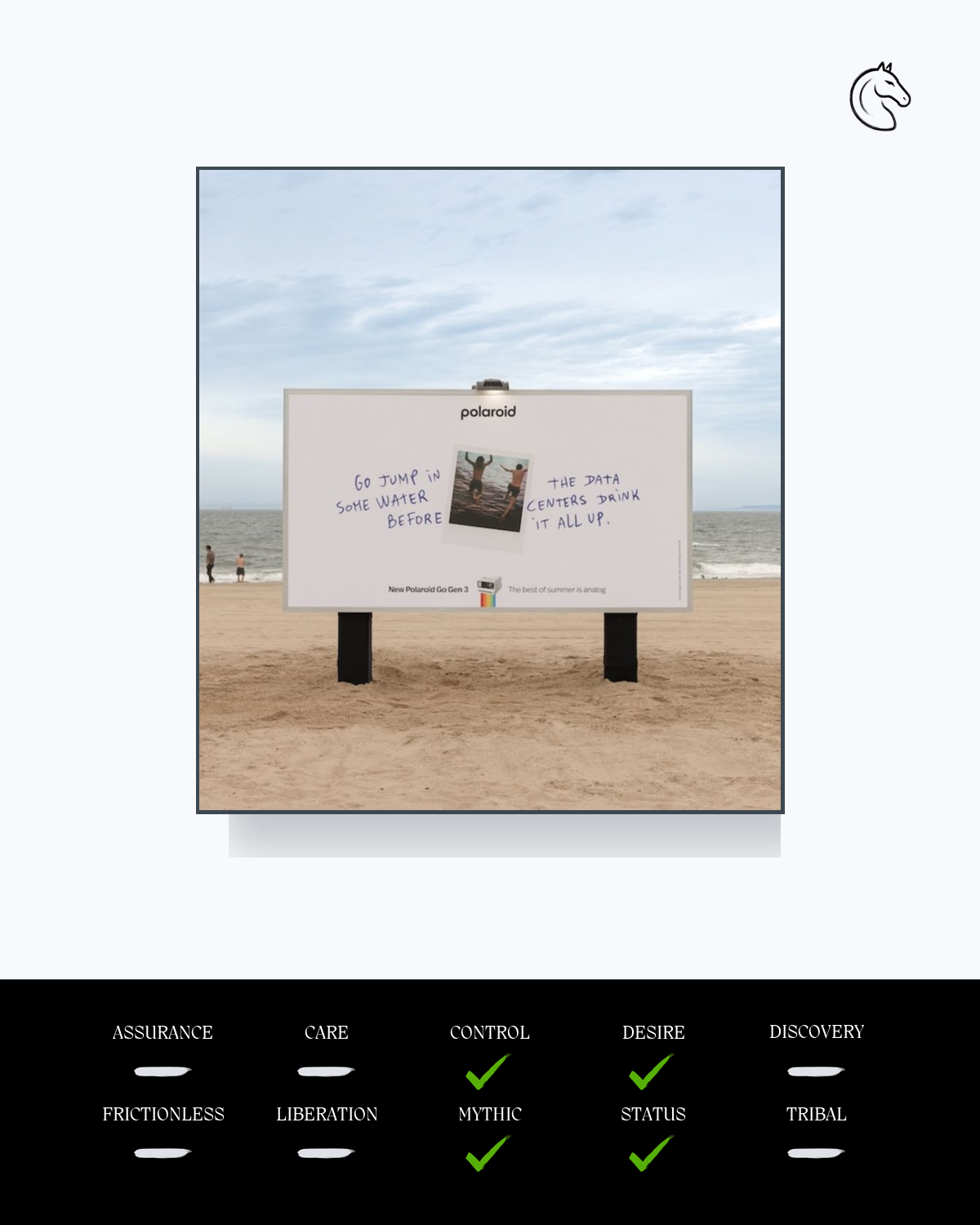 Polaroid Beach Billboard